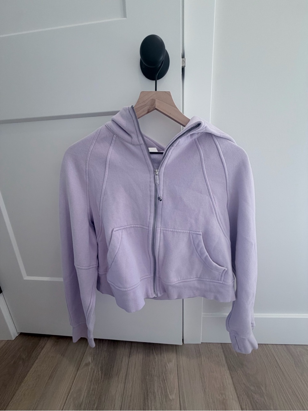 lululemon athletica Lavender half Zip-Up Scuba Sweatshirt